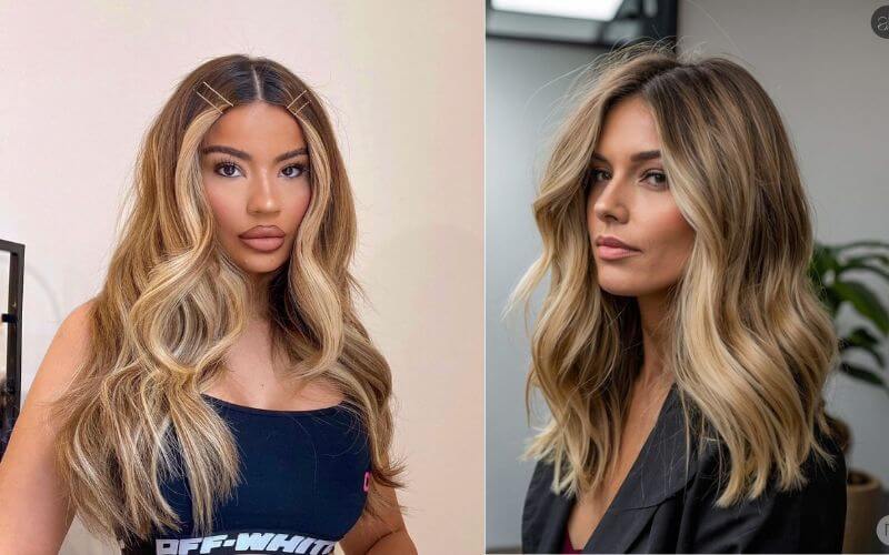 Rubios caramelo y dorados para un look radiante